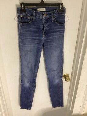 Madewell High-Rise Skinny Jeans in Medium Blue Size 27